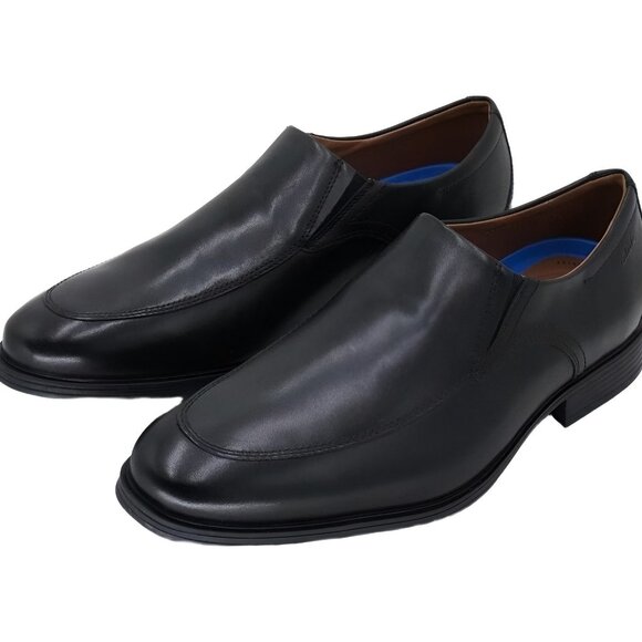 Clarks Men\'s Whiddon Step Slip-On Dress Loafers Black US 11.5W EU 45 main image 5